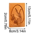 thumbnail image 4 of Beechwood Cookie Mold - Multi-Pattern Embossing Mold for Baking, Decorative Display, Handmade Cookies, Wooden Baking Tool, Kitchen Gift, Home Decor (Rectangular, 1 Piece), 4 of 9