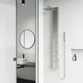 thumbnail image 2 of VIGO Sutton 58 in. H x 5 in. W 4-Jet Shower Panel System with Adjustable Square Head and Hand Shower Wand in Stainless Steel, 2 of 12