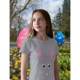 thumbnail image 4 of Tstars Womens Easter Holiday Shirts Bunny Face Girls Shirt Easter Rabbit Happy Easter Party Shirts Easter Gifts for Her Women T Shirt, 4 of 7