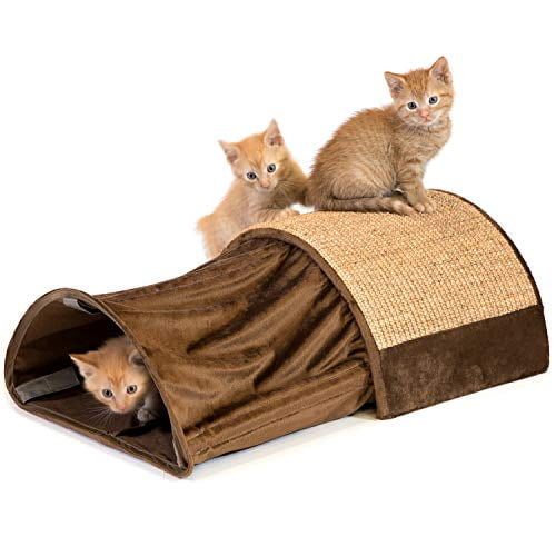Kitty City CM 10027 CS01 Premium Cat Scratch Cave Tunnel Woven