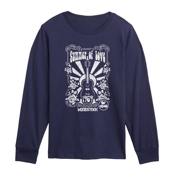 Woodstock - Summer Of Love - Youth Long Sleeve Graphic T-Shirt
