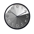 thumbnail image 1 of Reloj de pared minimalista, silencioso, de cuarzo, funciona con pilas, diseño versátil, 1 of 8