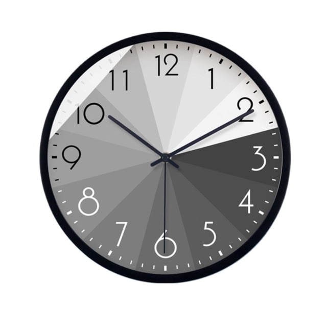 Reloj de pared minimalista, silencioso, de cuarzo, funciona con pilas, diseño versátil