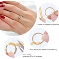 thumbnail image 3 of Invisible Ring Size Adjusters Invisible Resizer Transparent Ring Sizer with Ring Sizer Measuring, 3 of 5