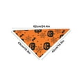 thumbnail image 3 of BGZLEU 1 Pack Halloween Dog Bandana, Pumpkin Ghost Dog Scarf Bib, Pet Halloween Bandanas Costume Accessories for Medium Large Dogs (24in), 3 of 6