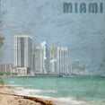 thumbnail image 2 of Allen, Kimberly 20x20 Black Ornate Wood Framed with Double Matting Museum Art Print Titled - Miami Beach, 2 of 4