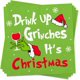 thumbnail image 2 of Divertidas servilletas de cóctel navideñas, paquete de 50 servilletas de papel para bebidas Grinch, suministros para fiestas navideñas Grinch, decoraciones de mesa para el hogar navideño, 3 capas, 6,5, 2 of 3