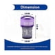 thumbnail image 2 of 4 Pack V12 Filters Replacement for V12 Slim Vacuums and V12 Detect Slim Vacuums, Part No.971517-01, 2 of 5