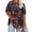 3971-Black Red Tie Dye, variant on Plus Size Tops Summer Womens Shirts Round Neck Fashion Short Sleeve Tee Loose Fit Tunics Spring Oversized Blouses Casual Pullovers Tie Dye/Leopard/Camo/Gradient/Solid (XL-5XL)