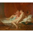 thumbnail image 2 of Martin Johann Schmidt 17x15 Gold Ornate Wood Frame and Double Matted Museum Art Print Titled - Venus and Amor (1788), 2 of 4