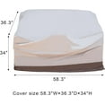 thumbnail image 4 of HOOOWOOO Outdoor Patio cover for 2 chairs water resistant outdoor furniture cover for chairs, 4 of 15