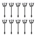 thumbnail image 2 of QualitChoice 10Pcs 7cm Model Courtyard Light Wired Lamppost Street LED Lamps, 2 of 6