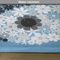 thumbnail image 6 of Ambesonne Ying Yang Place Mats Set of 4, Tao Sign Floral, Standard Size, Blue Black Grey, 6 of 6