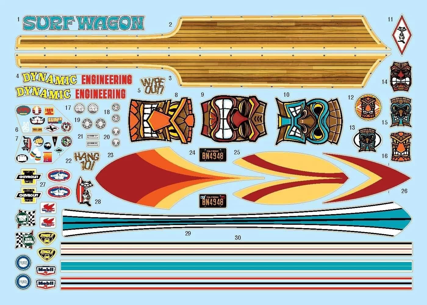 AMT 1965 Chevelle Surf Wagon Plastic Model Kit, 1/25 Scale