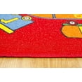 thumbnail image 2 of HR Kids Rugs.Educational/Play Time. Red And Yellow.Learning Numbers And Letters.8x8, 2 of 3