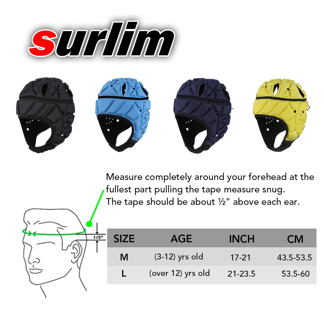 Casque De Rugby F Fityle - Protection Souple Réglable Pour Rugby, Football, Hockey