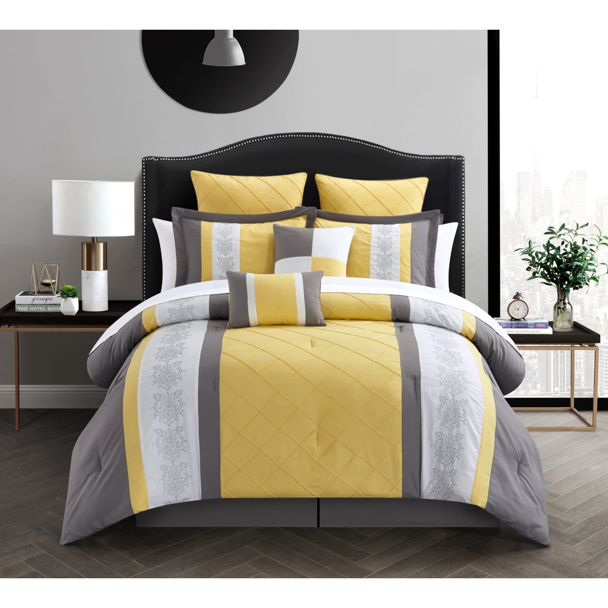 Livingston Oversized and Overfilled Comforter Set (8-Piece)