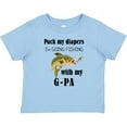 thumbnail image 3 of Inktastic Pack My Diapers I Am Going Fishing with G-pa Boys or Girls Baby T-Shirt, 3 of 5