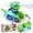 Green, variant on DISEN Dinosaur Toys for 2 3 4 5 Year Old Boys, Gift Ideas for 2 3 4 5 Year Old Kids Toddler Gifts for Kids 3 4 5 6 7 8 Years Deformation Cars Dino Vehicle Toys for Autistic Children Robot Car
