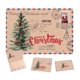 thumbnail image 4 of Tarjeta de felicitación navideña de piel de vaca retro, tarjeta de regalo navideña, linda tarjeta plegable de dibujos animados, tarjeta con mensaje de bendición con sobre, 4 of 6