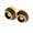 Gold, variant on Nieyigj CNC Aluminum Front Fork Wheel Frame Sliders Motorbike Falling Crash Protection for Scooter Moped Motorcycle Replacement Part, Green, 2.3 inches / 58 mm