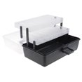 thumbnail image 1 of Caja de 3 Capas Aparejos Bandeja Herramientas Alubias Espaciales Cebos Almacenamiento Pesca Sunnimix Estuche de aparejos de 3 capas, 1 of 8