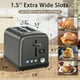 thumbnail image 2 of Tostadora SEEDEEM para 2 Rebanadas con Pantalla LCD, 7 Niveles de Tostado, Ranuras de 3.6 cm, 900W, 2 of 7