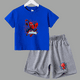thumbnail image 3 of Conjunto de verano de Marvel Spider-Man para bebé adolescente, camiseta para niño, pantalones cortos, conjunto de 2 piezas, ropa deportiva de manga corta para niño y niña, marca de dibujos animados pa, 3 of 5