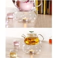 thumbnail image 4 of Heat Resistant Borosilicate Teapot Warmer with Heating Base, Ventilated Design, Professional Tea Stove for Glass Pots, Aromatherapy, Candlelight Dinner (Assorted Color), 4 of 8