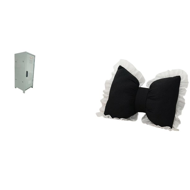 Contenedor de almacenamiento,Mini armario organizador de cosméticos de escritorio,Cojín con lazo bonito,Almohada con forma de lazo,bonito cojín decorativo con lazo,Funda de almohada con lazo