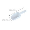 thumbnail image 2 of Monyance Hand Scoop 6Pcs Clear Scooper Dry Goods Scoop with Grip Handle(6.61X2.17X1.18Inches), 2 of 10