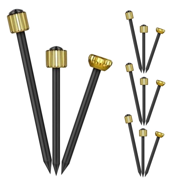 OULII 90Pcs Black Copper Wall Hanger Nails for Home Use with Storage Box Convenient for Photos and Frames