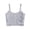 Grey, variant on Girls A-Class Cotton Training Bra Cami Ribbed Spaghetti Strap Training Crop Tank Top Breathable Beginner Undershirt for Kids(Orange,9-10 Years)