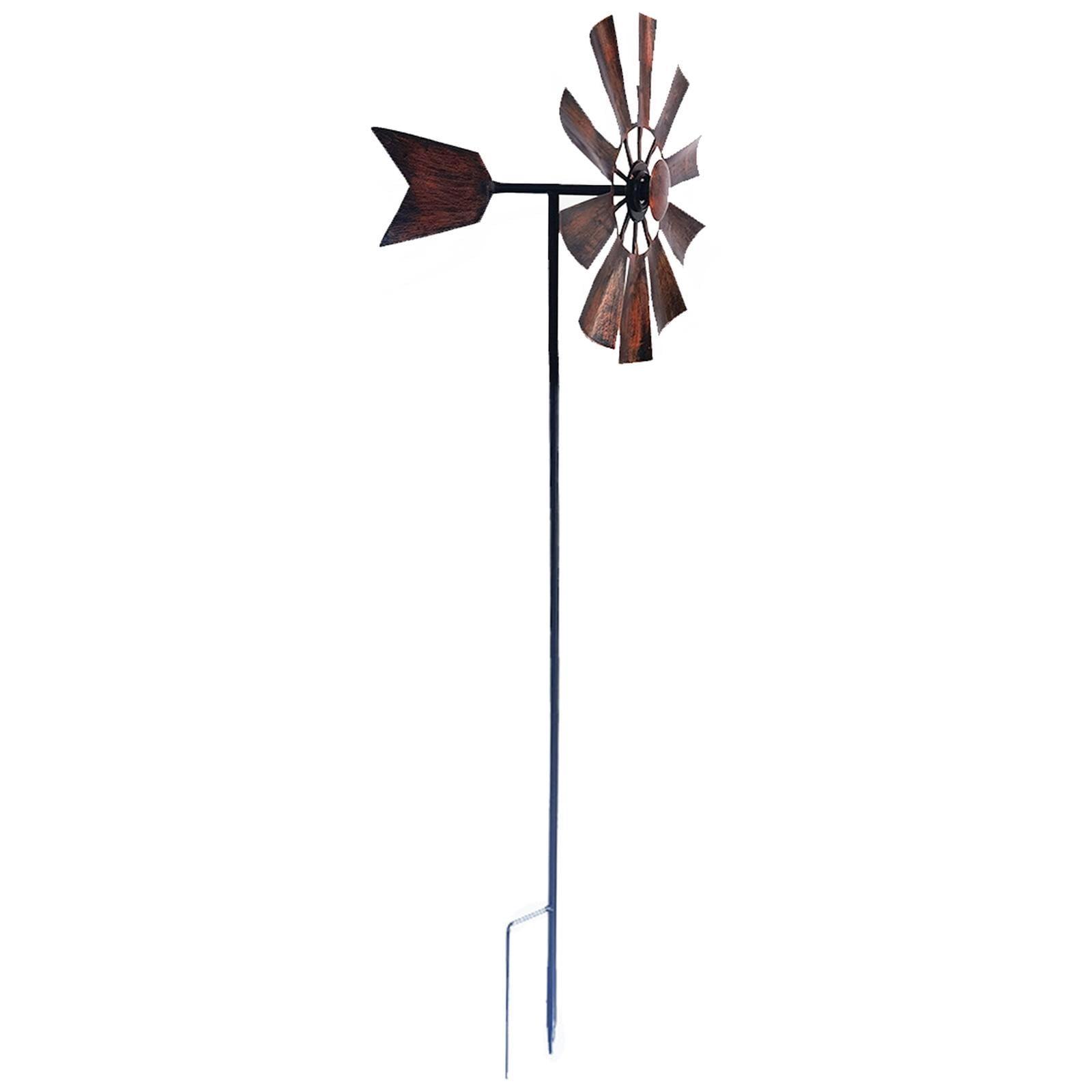 Doukedge Wind Spinner Garden Pinwheels Outdoor Decor Pinwheels Windmills Whirligigs with Stakes Lovely Fish Toys for Garden Yard Lawn Patio Party Wedding Decorations 