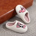 thumbnail image 6 of ichuanyi Women’s Plush Indoor House Slippers,Christmas Cute Pattern Winter Home Shoes Warm Cozy Non Slip Comfy Bedroom Closed Toe Slippers, 6 of 10