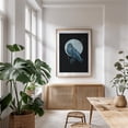 thumbnail image 6 of Blue Crow (dark) - Illustration Gothic Bird Mystical Moody Surrealism Unframed Wall Art Print 32 x 48 inches, 6 of 16