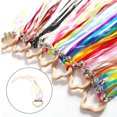 thumbnail image 4 of Rainbow Hand Ribbon Runner Cintas de muñeca, Ribbon Wind Dancing Ribbon Streamer Aprendizaje de juguetes sensoriales educativos para favores de la fiesta de cumpleaños A Hugo serpentina de cinta, 4 of 6