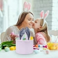 thumbnail image 6 of TOOPTY Personalized Easter Basket for Kids - Customizable Bunny Basket with Name, Easter Decorative Storage Bin for Egg Hunt Gifts, 6 of 7