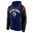 thumbnail image 2 of Men's Fanatics Navy LA Clippers Scorer Pullover Hoodie, 2 of 3