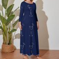 thumbnail image 5 of Large Size Martini Cocktail Glass Long Sleeved Dress Women Dress for Parties Elegant Chic Evening Dresses, 5 of 7