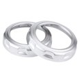 thumbnail image 4 of 2Pcs Car Rear Air Outlet Vent Ring Trim Sticker for Land Rover Discovery 4 LR4 2009-2016, 4 of 5