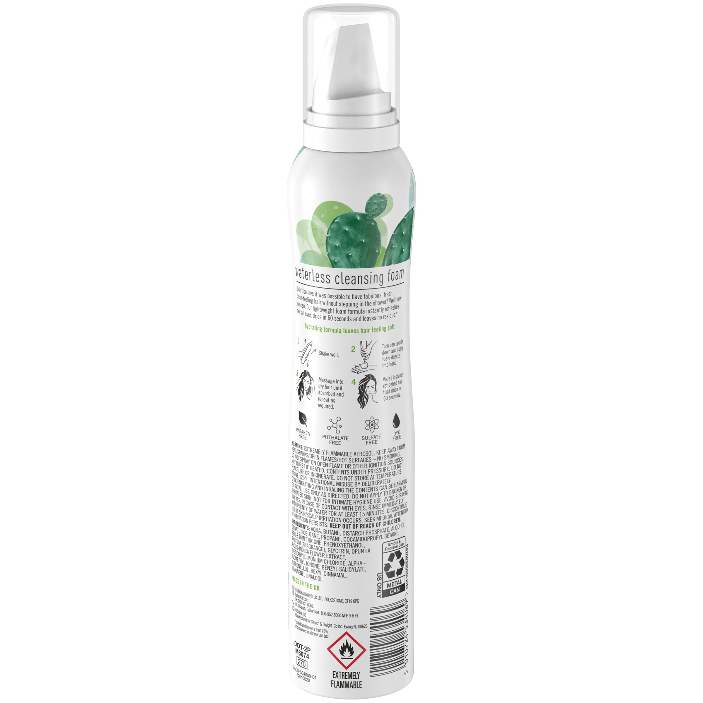 Batiste waterless cleansing foam deals