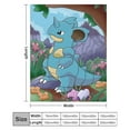 thumbnail image 2 of Pokemon Nidoqueen Throw Blanket Cute Flannel for Boys Girls Men Women, 2 of 7