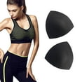 thumbnail image 4 of 3 Pairs Bra Pads Inserts, Bra Cups Inserts, Bikini Swimsuit Sport Tops,Removable Breast Enhancers Inserts for Women, 4 of 8