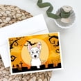 thumbnail image 2 of Carolines Treasures BB1784GCA7P Halloween Westie Greeting Cards and Envelopes Pack of 8 7 x 5 multicolor, 2 of 2