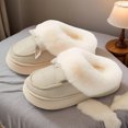 thumbnail image 4 of Casa Invierno Zapatos Plataforma para Mujer Fuzzy Cómodo Con Forro Piel Sintética Suela Goma Interior Y Exterior, 4 of 9