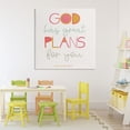 thumbnail image 3 of Stupell Industries Traditional God's Plans For You Canvas Art, 36 x 36, by SD Graphics Studio, 3 of 8