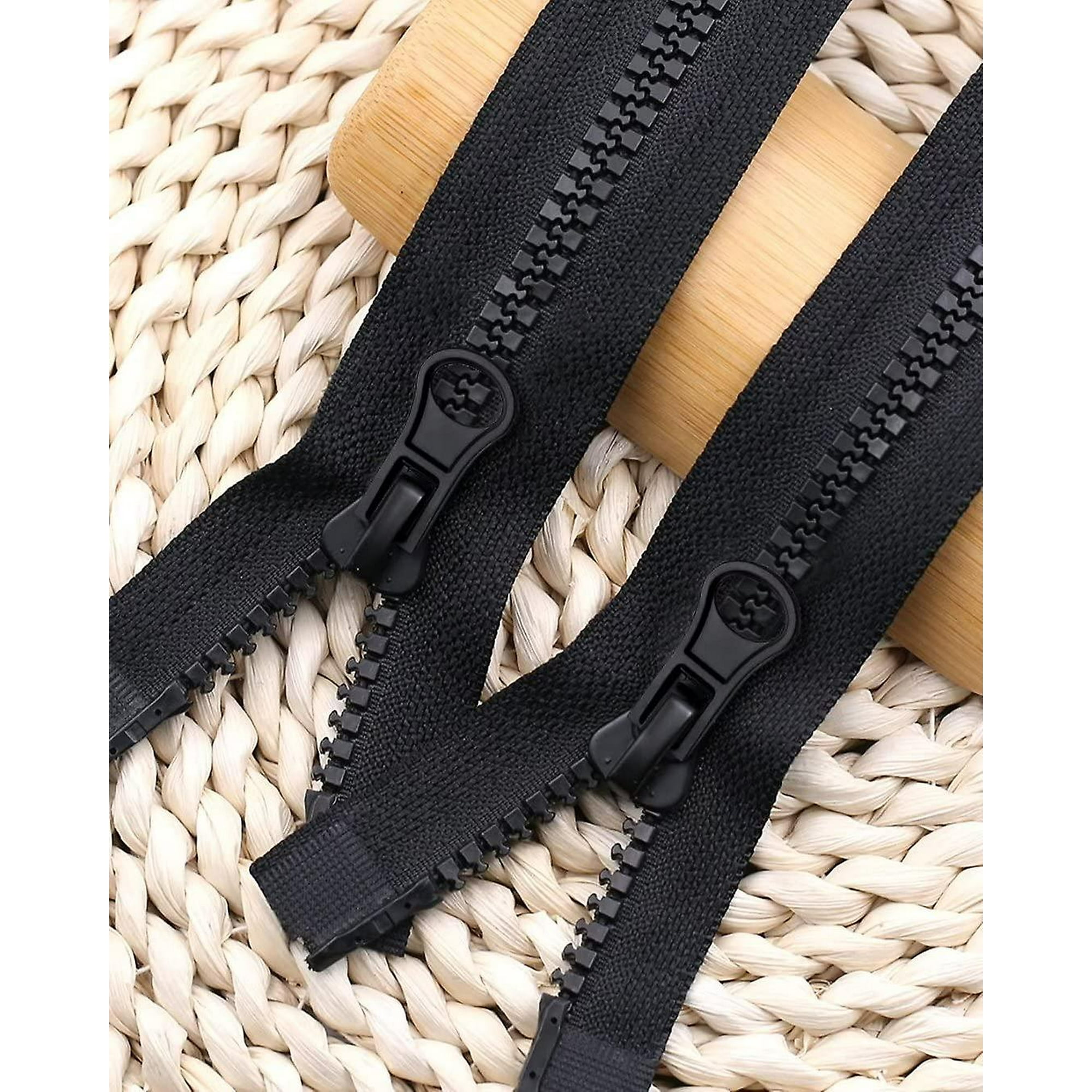 1Pc 20# Resin Zipper 70-150cm Extra Large Double&Single Slider Open-End Zippers For Sewing Coat Jacket Tent Garment Accessories - 15