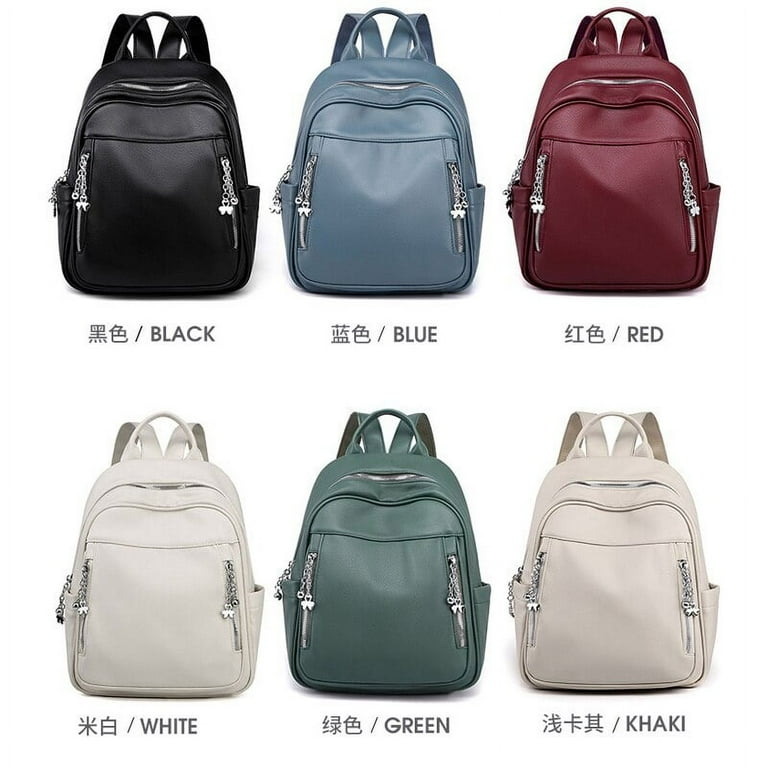 CoCopeaunts Luxury Designer Large Capacity Retro Trendy Backpack Leather Backpacks Women Casual Back Pack School Bags For Teenage Girls Walmart