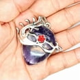 thumbnail image 3 of Natural Crystal Water Drop Makeup Dance Ball Mask Pendant Stone Amulet Reiki, 3 of 9